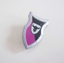 PLAYMOBIL (L608) MOYEN-AGE - Bouclier Gris Tête Taureau Barbare 4435 4437 Défaut