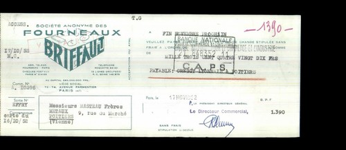 Fourneaux briffault paris 1952 - paris,