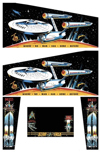 Stickers star trek pour - star,