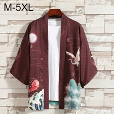 Hommes Japonais Kimono Manteau