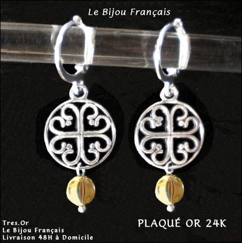 Plaqué 24k argent - or, &