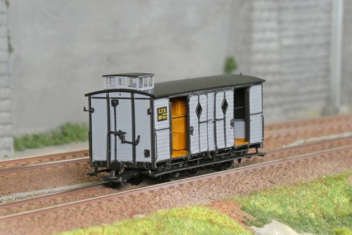 Wagon fourgon cfv - wagon, bleu