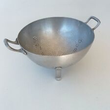 Ancienne passoire tripode en aluminium -TOURNUS UNIS - Diamètre 22cm - Vintage