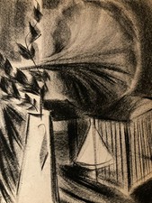 Dessin Fusain Papier Nature