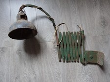lampe murale industrielle vintage à bras accordéon (ou à ciseaux)