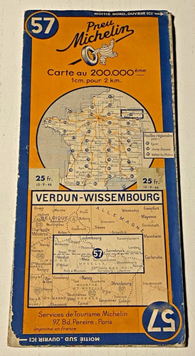 Carte michelin verdun - michelin,