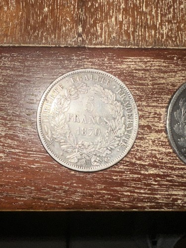 Lot pièce francs argent - pièce, 5