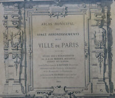 ATLAS PARIS 1909,atlas des 20 arrondissements,Selves,Bouvard,Petit,ATLAS ANCIEN