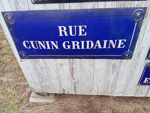 Ancienne plaque emaillee - plaque,