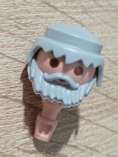 PLAYMOBIL TÊTE BARBE CHEVEUX