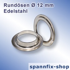 Œillets Ø 12 MM Inox Niro