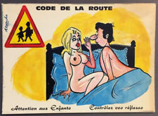 Carte postale Humoristique -Attention aux enfants - Contrôler vos réflexes (121)