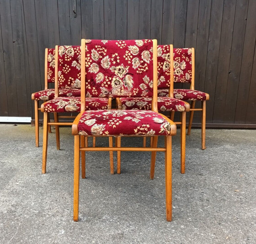 Vintage boomerang chaise - 6x,