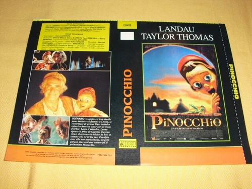 Jaquette vhs pinocchio martin - vhs,