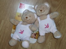 Doudou Peluche LOT 3 ours bear