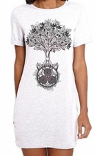 Robe T-Shirt Femme Arbre de Vie Spiral Celtique - Druide Wicca Pagan
