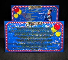 Williams Funhouse 1990 Cartes Instructions Flipper Pinball Custom Cards FR/EN 1