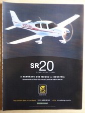 2008 PUB CIRRUS AIRCRAFT SR20 AVION FLUGZEUG ORIGINAL PORTUGUESE AD