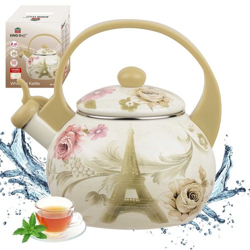 Bouilloire émaillée avec - bouilloire, 2l