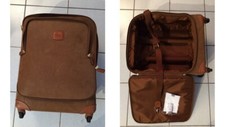 BRIC'S MILANO MILAN : BAGAGE VALISE FORMAT CABINE AVEC ROULETTES PARFAIT ETAT