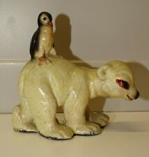 -SUJET PLATRE Craquelé OURS