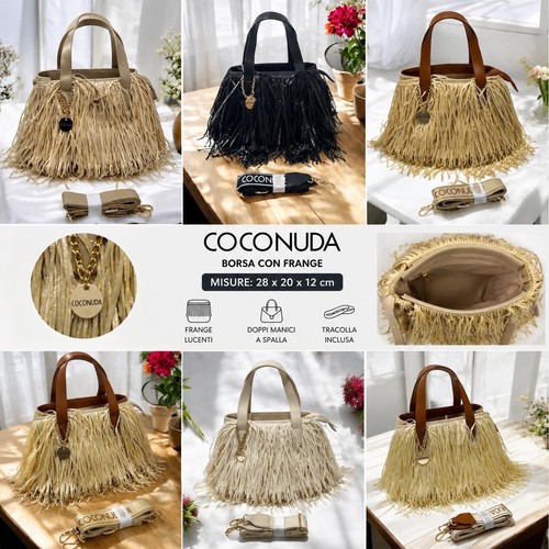 Sac femme coco avec franges - , et