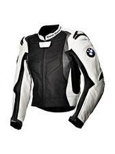 BMW Hommes Moto Motard Balade CE Protecteur Rue Courses Véritable Cuir Veste