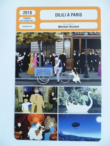 Carte fiche cinema - fiche, 2018