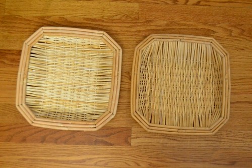 Bamboo edges bowls baskets - bowls,