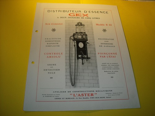 Depliant technique epoque - technique, d