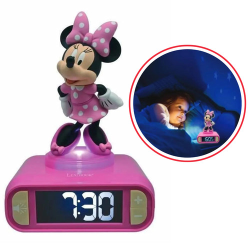 Réveil digital minnie avec - réveil,