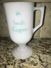 Irish Coffee Mug Milk Glass