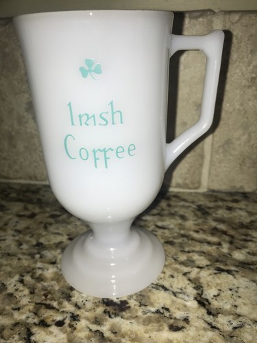 Irish coffee mug milk glass - mug,