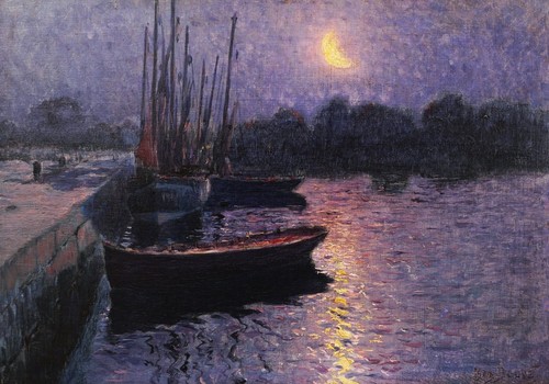 Tableau encadré marine