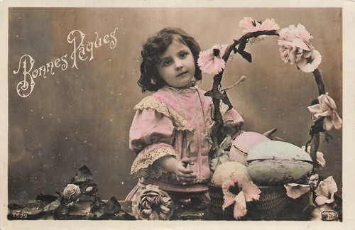 Good easter little girl - cp,