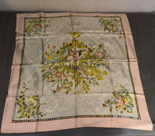 FOULARD Hermès Paris "Flora