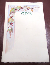 Beau menu vierge - vierge, vers