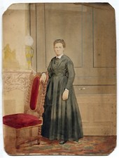 Photo Rehaussée - Papier Salé - 1850's - 