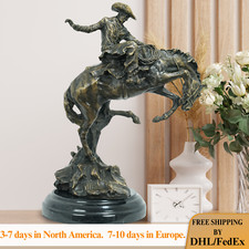 Western Art Bronze Cowboy on