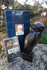 POM13 GRAND DUC POMPON CHOUETTE FRANCOIS POMPON SCULPTEUR PARASTONE  OWL  23CM 