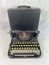 Machine à écrire Corona Modèle 4 Portable De 1929 Fonctionne + Ruban Neuf