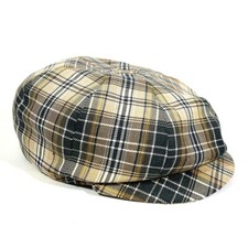 Casquette Béret Motif Carreaux Tartan Vintage 70/80’s Aero (Made In France)
