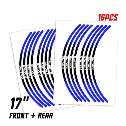 Blue p03b wheel sticker set - blue,