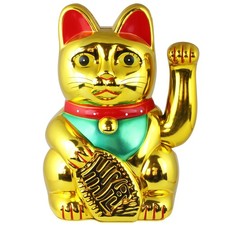 Chat chanceux signe porte