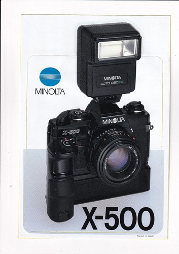 Autocollant minolta x - -,