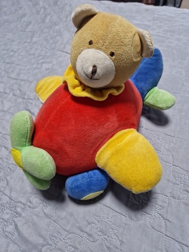 Doudou peluche ours dans avion - dans,