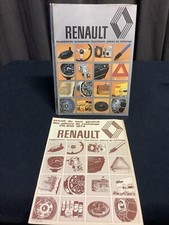 Rare Catalogue 1974 Equipement Accessoire Pieces RENAULT 4 5 6 8 10 12 15 17