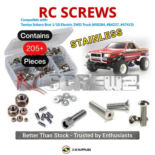 Rcscrewz stainless screw kit - stainless,