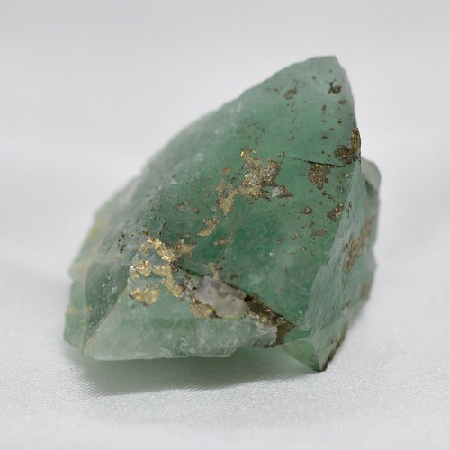 Pyrite sur fluorite vert - , d'eau