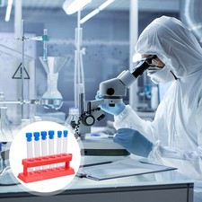  3 Sets Support Petite Eprouvette Tube A Essai En Plastique Supports De Tubes À